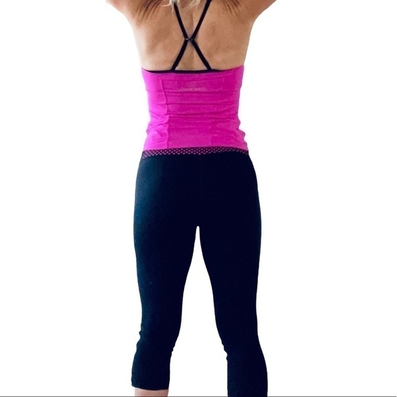 Lorna Jane hot pink sports bra tank - Picture 6 of 10